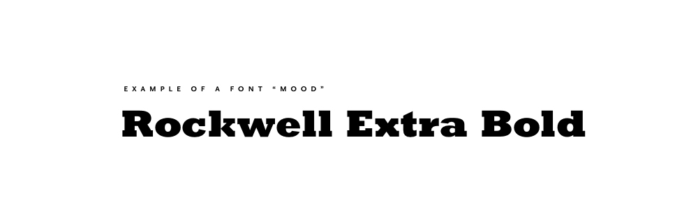 Example Font for Rockwell Extra Bold