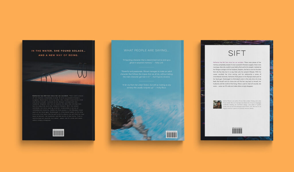 Examples book back cover designs