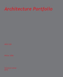 Architecture Portfolio book cover