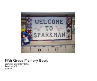 Fifth Grade Memory Book book cover