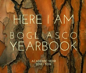 Bogliasco Yearbook 2018/2019 book cover