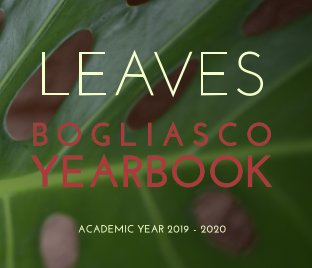 Bogliasco Yearbook 2019/2020 book cover