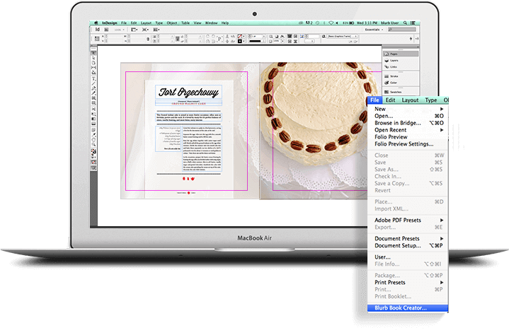 Adobe InDesign & InDesign CC on a MacBook Air