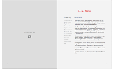 Cookbook Template - Portrait Neutral