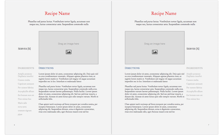 Cookbook Template - Portrait Neutral