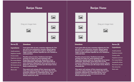 Cookbook Template - Portrait Chromatic