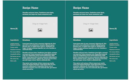 Cookbook Template - Portrait Chromatic