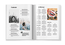 Magazine Book Template - Portrait Basic